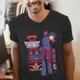 Marvel X-Men '97 Sentinels Vintage Classic Comic Book Panels Men's V-Neck T-Shirt