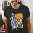 Marvel X-Men '97 Storm Vintage Classic Comic Book Panels Men's V-Neck T-Shirt Marvel X-Men '97 Storm Vintage Classic Comic Book Panels Men's V-Neck T-Shirt