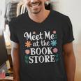 Meet Me At The Book Store Men's V-Neck T-Shirt Meet Me At The Book Store Men's V-Neck T-Shirt