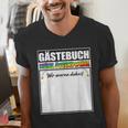 Meine Jugendweihe Guest Book Colourful Wir Waren Dabei MäDchen German Men's V-Neck T-Shirt