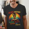 Melanin Honoring Past Inspiring Pride Book Month Men's V-Neck T-Shirt Melanin Honoring Past Inspiring Pride Book Month Men's V-Neck T-Shirt
