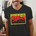 Millions Of Cats Book Cover Men's V-Neck T-Shirt Millions Of Cats Book Cover Men's V-Neck T-Shirt