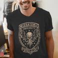 Miskatonic University Book Club Cthulhu Book Men's V-Neck T-Shirt Miskatonic University Book Club Cthulhu Book Men's V-Neck T-Shirt