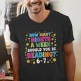 How Many Nights A Week Should You Be Reading 6-7 Book Lovers Men's V-Neck T-Shirt