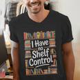 I Have No Shelf Control Book Lovers Vintage Floral Men's V-Neck T-Shirt I Have No Shelf Control Book Lovers Vintage Floral Men's V-Neck T-Shirt