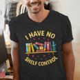 I Have No Shelf Control Librarian Books Reader Library Book Men's V-Neck T-Shirt