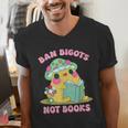 Do Not Forbid Fanatics Books Funny Mushroom Books Reading Men's V-Neck T-Shirt Do Not Forbid Fanatics Books Funny Mushroom Books Reading Men's V-Neck T-Shirt