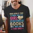 Once Upon A Time There Was A Girl Who Really Loved Books It Men's V-Neck T-Shirt Once Upon A Time There Was A Girl Who Really Loved Books It Men's V-Neck T-Shirt