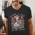 Oops I Got Another Book Goose Reading Humor Men's V-Neck T-Shirt Oops I Got Another Book Goose Reading Humor Men's V-Neck T-Shirt