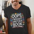 Oops I Bought Another Book Library Reader Bibliophile Men's V-Neck T-Shirt Oops I Bought Another Book Library Reader Bibliophile Men's V-Neck T-Shirt