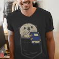 Otter Cute Read Reading Book Librarian Across America Kids Men's V-Neck T-Shirt