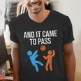 And It Came To Pass Book Of Mormon LDS Missionary Men's V-Neck T-Shirt