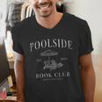 Poolside Book Club Men's V-Neck T-Shirt Poolside Book Club Men's V-Neck T-Shirt