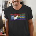 Pro America Pro Acceptance Pro Science Pro Equality Pro Book Men's V-Neck T-Shirt