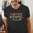 Protect Libraries Banned Books Literacy And Equity For All Men's V-Neck T-Shirt Protect Libraries Banned Books Literacy And Equity For All Men's V-Neck T-Shirt
