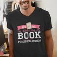 Published Author Ask Me About My Book Men's V-Neck T-Shirt