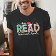 Read Banned Books Christmas Holiday Men's V-Neck T-Shirt Read Banned Books Christmas Holiday Men's V-Neck T-Shirt