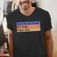 Read Banned Books Pet Dogs Fight Evil Men's V-Neck T-Shirt Read Banned Books Pet Dogs Fight Evil Men's V-Neck T-Shirt