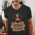 Read Book Reader Library Reading Librarian Pirate Bookworm Men's V-Neck T-Shirt Read Book Reader Library Reading Librarian Pirate Bookworm Men's V-Neck T-Shirt