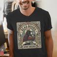 Read Books Be Kind Stay Weird Raven Tarot Reading Coffee Men's V-Neck T-Shirt