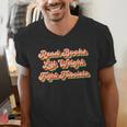 Read Books Lift Weights Fight Fascists Retro Reading Men's V-Neck T-Shirt Read Books Lift Weights Fight Fascists Retro Reading Men's V-Neck T-Shirt