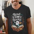 Read S'More Books Camping Outdoors Travel Campfire Men's V-Neck T-Shirt Read S'More Books Camping Outdoors Travel Campfire Men's V-Neck T-Shirt