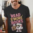 Read S'More Books Camping Outdoors Travel Campfire Smores Men's V-Neck T-Shirt Read S'More Books Camping Outdoors Travel Campfire Smores Men's V-Neck T-Shirt