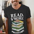 Read S'More Books Marshmallow Reading Smores Men's V-Neck T-Shirt