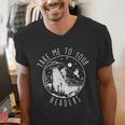 Take Me To Your Readers Book Lover Reading Bookworm Men's V-Neck T-Shirt
