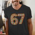 Reading 67 Six Seven Meme Teacher Book Lover Bookshelf Men's V-Neck T-Shirt Reading 67 Six Seven Meme Teacher Book Lover Bookshelf Men's V-Neck T-Shirt