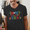 In My Reading Era Read Book Librarian Teacher Men Women Kids Men's V-Neck T-Shirt