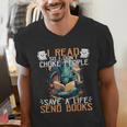 Reading Readers I Read Send Books Dragon Bookworm Tee Men's V-Neck T-Shirt Reading Readers I Read Send Books Dragon Bookworm Tee Men's V-Neck T-Shirt