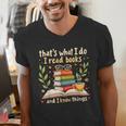 Reading That's What I Do I Read Books And I Know Things Men's V-Neck T-Shirt