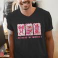 Retro Coquette Bow All Booked For Valentines Book Lover Cute Men's V-Neck T-Shirt Retro Coquette Bow All Booked For Valentines Book Lover Cute Men's V-Neck T-Shirt
