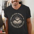 Retro Proud Introverted Book Club Anti Social Reader Men's V-Neck T-Shirt Retro Proud Introverted Book Club Anti Social Reader Men's V-Neck T-Shirt