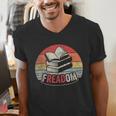 Retro Vintage FREADom Anti Ban Books Freedom To Read Men's V-Neck T-Shirt Retro Vintage FREADom Anti Ban Books Freedom To Read Men's V-Neck T-Shirt