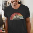 Retro Vintage Wildflowers Book Shirt Book Lover Men's V-Neck T-Shirt Retro Vintage Wildflowers Book Shirt Book Lover Men's V-Neck T-Shirt