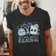 Rock Paper Scissors Nothing Beats Reading Book Lover Men's V-Neck T-Shirt Rock Paper Scissors Nothing Beats Reading Book Lover Men's V-Neck T-Shirt