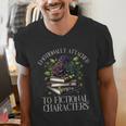 Romance Book Shirt Emotionally Attached Fictional Characters Men's V-Neck T-Shirt Romance Book Shirt Emotionally Attached Fictional Characters Men's V-Neck T-Shirt