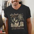 Salem Book Club Witches Witchy Witch Spooky Season Halloween Men's V-Neck T-Shirt