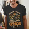 Senior 2026 Final Chapter Retro Book Lover Last First Day Men's V-Neck T-Shirt Senior 2026 Final Chapter Retro Book Lover Last First Day Men's V-Neck T-Shirt