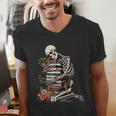Skeleton Reading Book Halloween Bookworm Bibliophile Reader Men's V-Neck T-Shirt Skeleton Reading Book Halloween Bookworm Bibliophile Reader Men's V-Neck T-Shirt