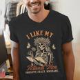 Smut Reader Spicy Book Dark Romance I Like My Fictional Men Men's V-Neck T-Shirt Smut Reader Spicy Book Dark Romance I Like My Fictional Men Men's V-Neck T-Shirt