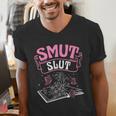 SMUT Slut Provocative Literature Book Club Book Reading Men's V-Neck T-Shirt SMUT Slut Provocative Literature Book Club Book Reading Men's V-Neck T-Shirt