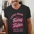 Spicy Book Lover For Women Who Love To Read Romance Fantasy Men's V-Neck T-Shirt