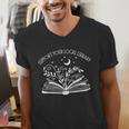 Support Your Local Library Book Reading Books Men's V-Neck T-Shirt