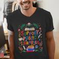 Support Public Libraries Book Nerd Outfit For Book Lovers Men's V-Neck T-Shirt Support Public Libraries Book Nerd Outfit For Book Lovers Men's V-Neck T-Shirt