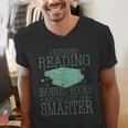 I Survived Reading Banned Books And All I Got Was Sma Men's V-Neck T-Shirt