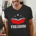 I Survived Reading Banned Books And All I Got Was Smarter Men's V-Neck T-Shirt