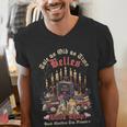 Tale As Old As Time Belles Book Shop Book Candles Tea Flower Men's V-Neck T-Shirt